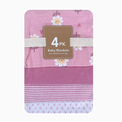 Set 4 Baberos/Tutos de  Tela 100% algodón